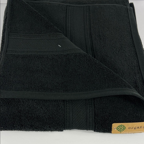 Ecoexistence Organic Bath Towel Black 100% Organic Cotton Loops Plush 1 Pc NEW - Picture 6 of 8